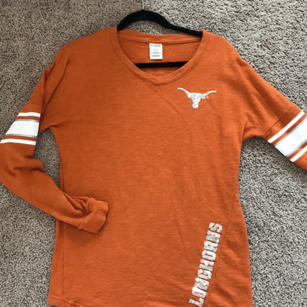 Longhorns long sleeve top lightly worn!
